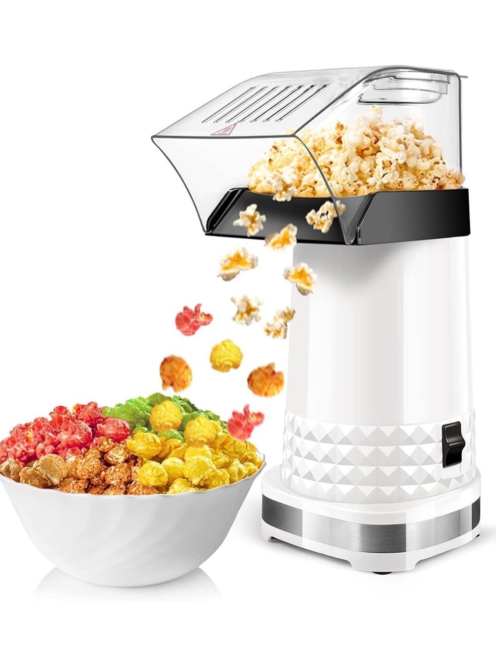 NWT 🍿 🎥 Brand: Popperchoice Popcorn Maker, 1200W Fast Hot Air Popper 4.5 Quart